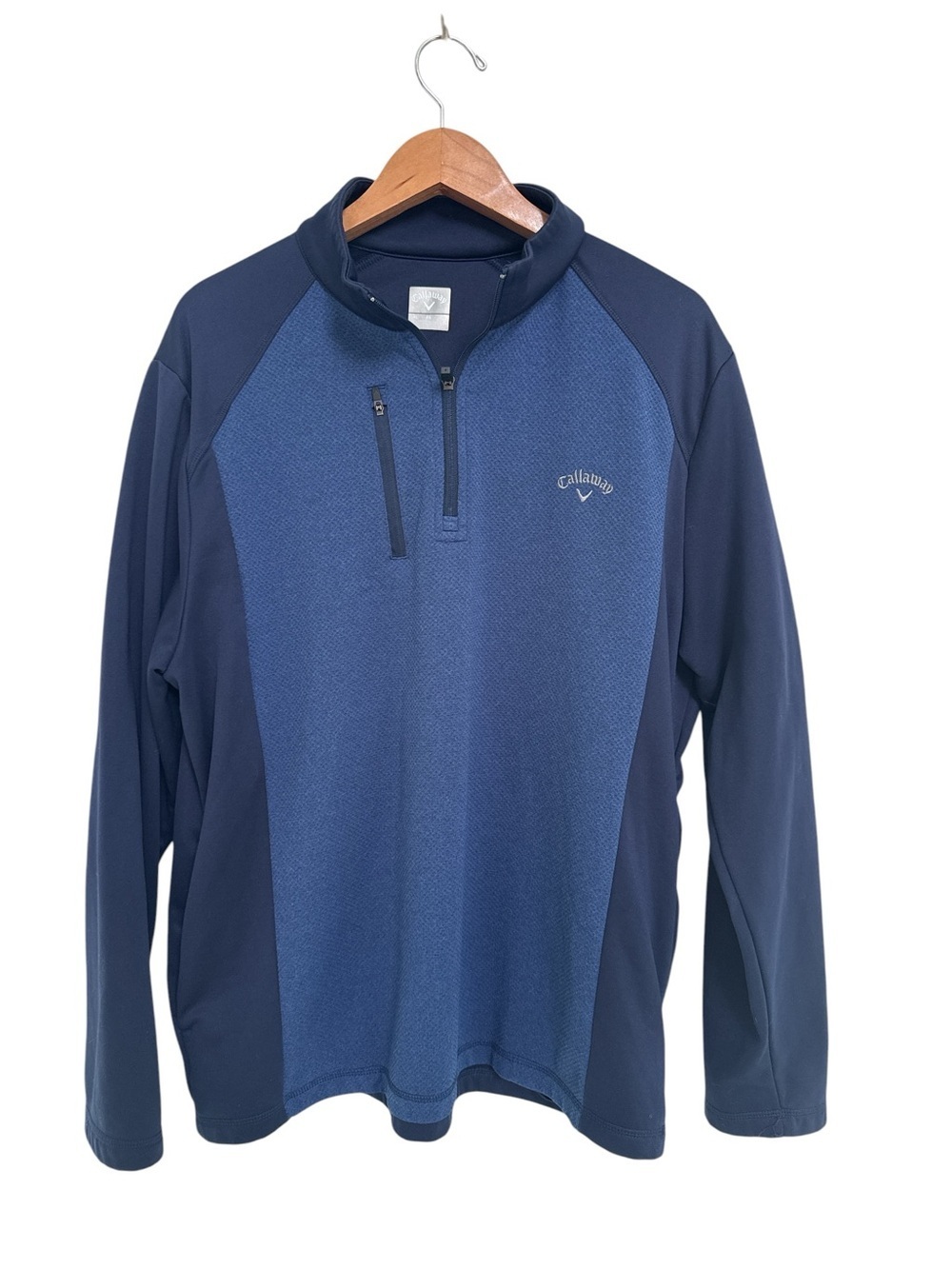 Callaway Navy Performance Golf 1/4 Zip Pullover XL
